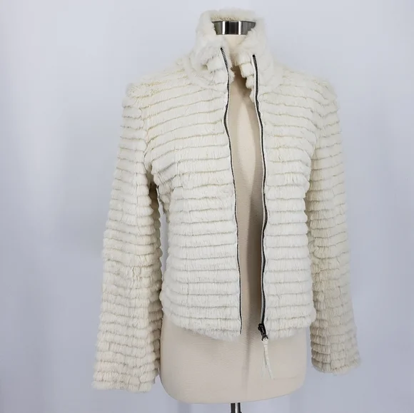 June Rabbit Fur Reversible Jacket - Picture 3 of 9